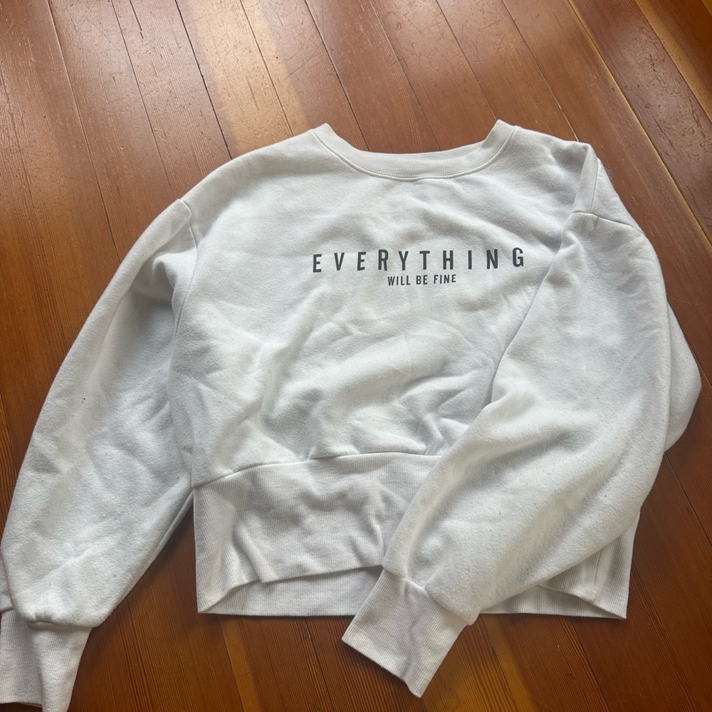 White crewneck